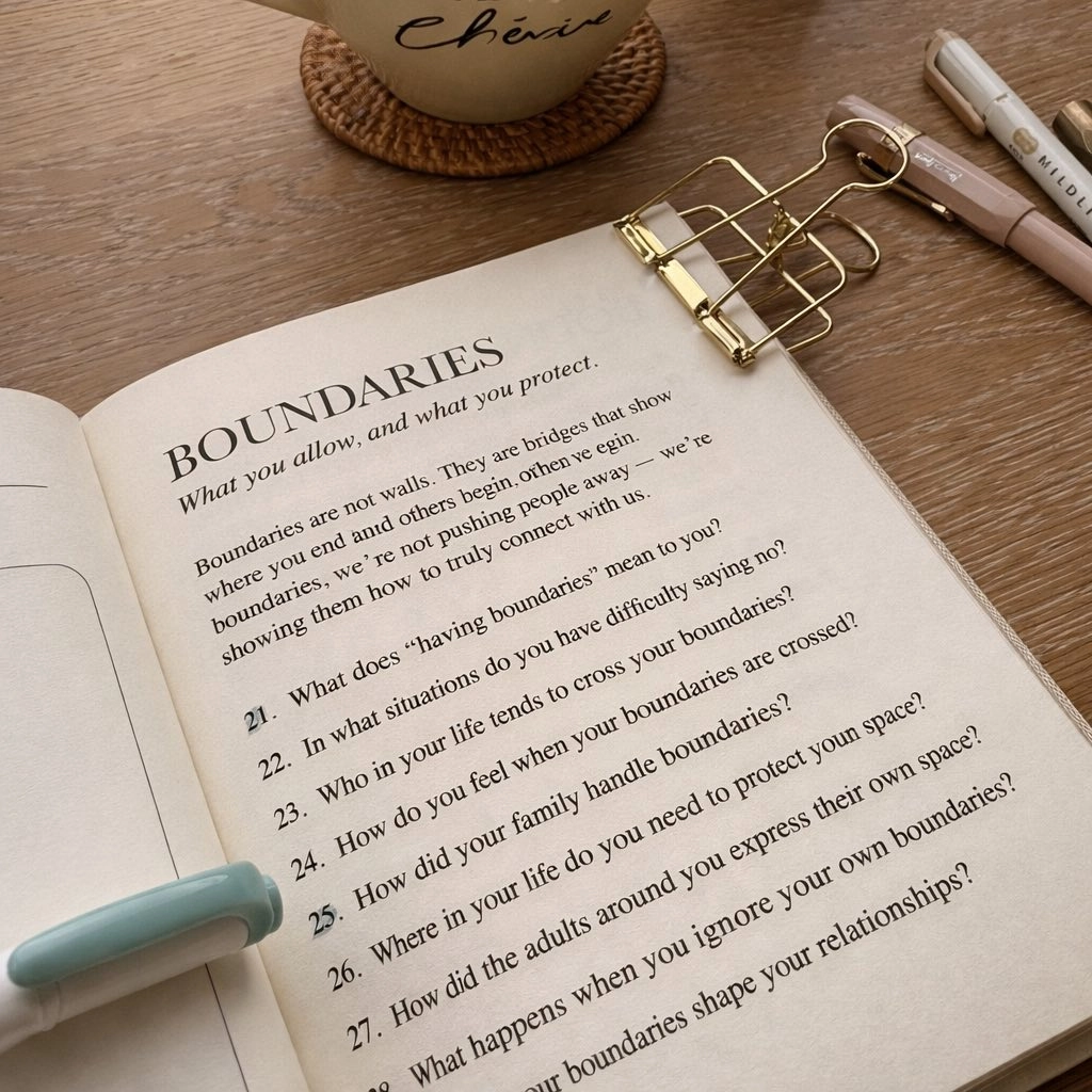 Stillness Journal 自我探索與療癒書寫筆記本